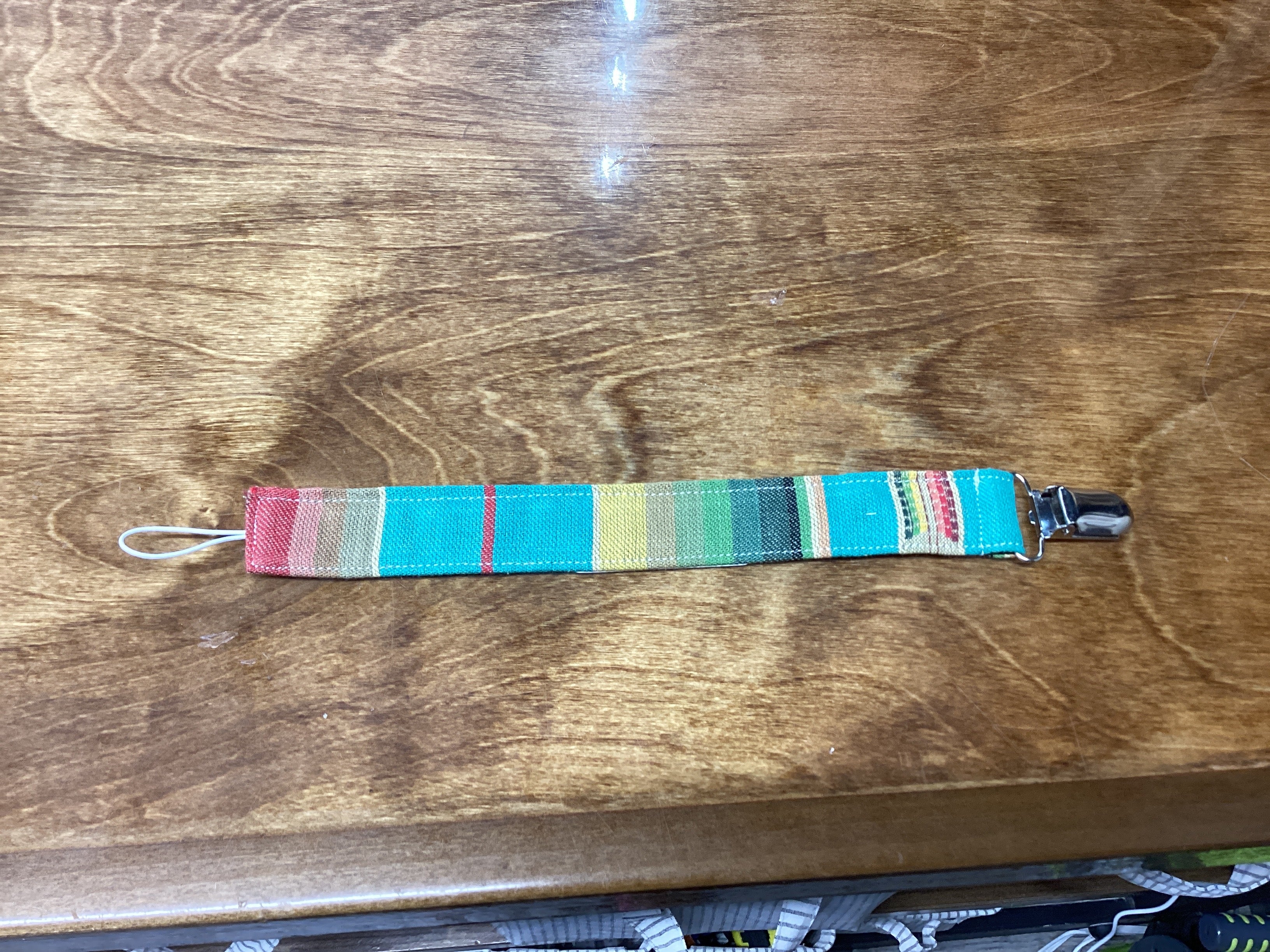 Serape Pacifier Clip